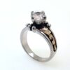 Rodeo Queen Round CZ Solitaire Western Engagement Ring - Image 2
