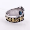 Turquoise Trail Cabochon Western Ring - Image 3