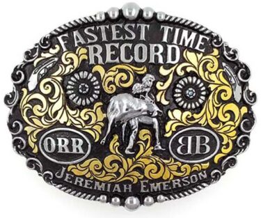 Heritage Floral 5-Bead Trophy Buckle