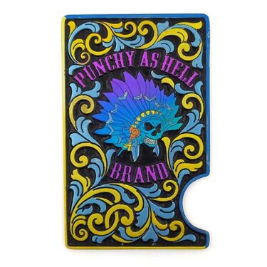 Alternative view of Custom Titanium Logo Card Wallet