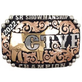 Rectangular Classic 3 Beaded Edge