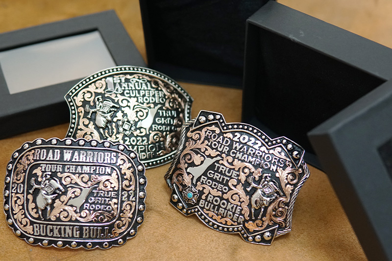 Custom trophy buckles punchy buckles silder