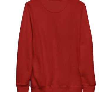 unisex premium sweatshirt cardinal back 6969fb745d7d2