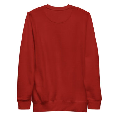 unisex premium sweatshirt cardinal back 6969fb745d7d2