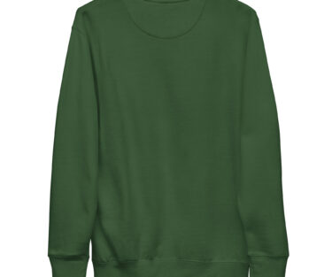 unisex premium sweatshirt forest green back 6969fb74732e8