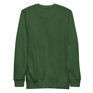unisex premium sweatshirt forest green back 6969fb74732e8