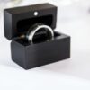 DMagnetic Ebony Wooden Ring Box