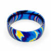 8mm Natural Colourful Timascus Ring