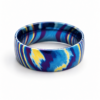 8mm Natural Colourful Timascus Ring - Image 3
