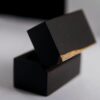 DMagnetic Ebony Wooden Ring Box - Image 3