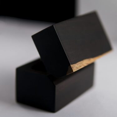 Alternative view of Radiant Stackable Mokume Gane Ring [PB x DMR]