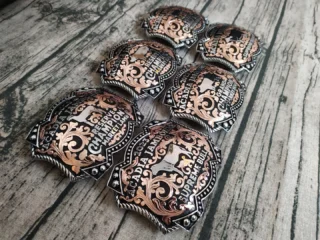 PB26 by Punchy!! Check out👉 https://punchybuckles.com/ #punchy #punchybuckles #buckles #bucklesforawards #customized #rodeo…